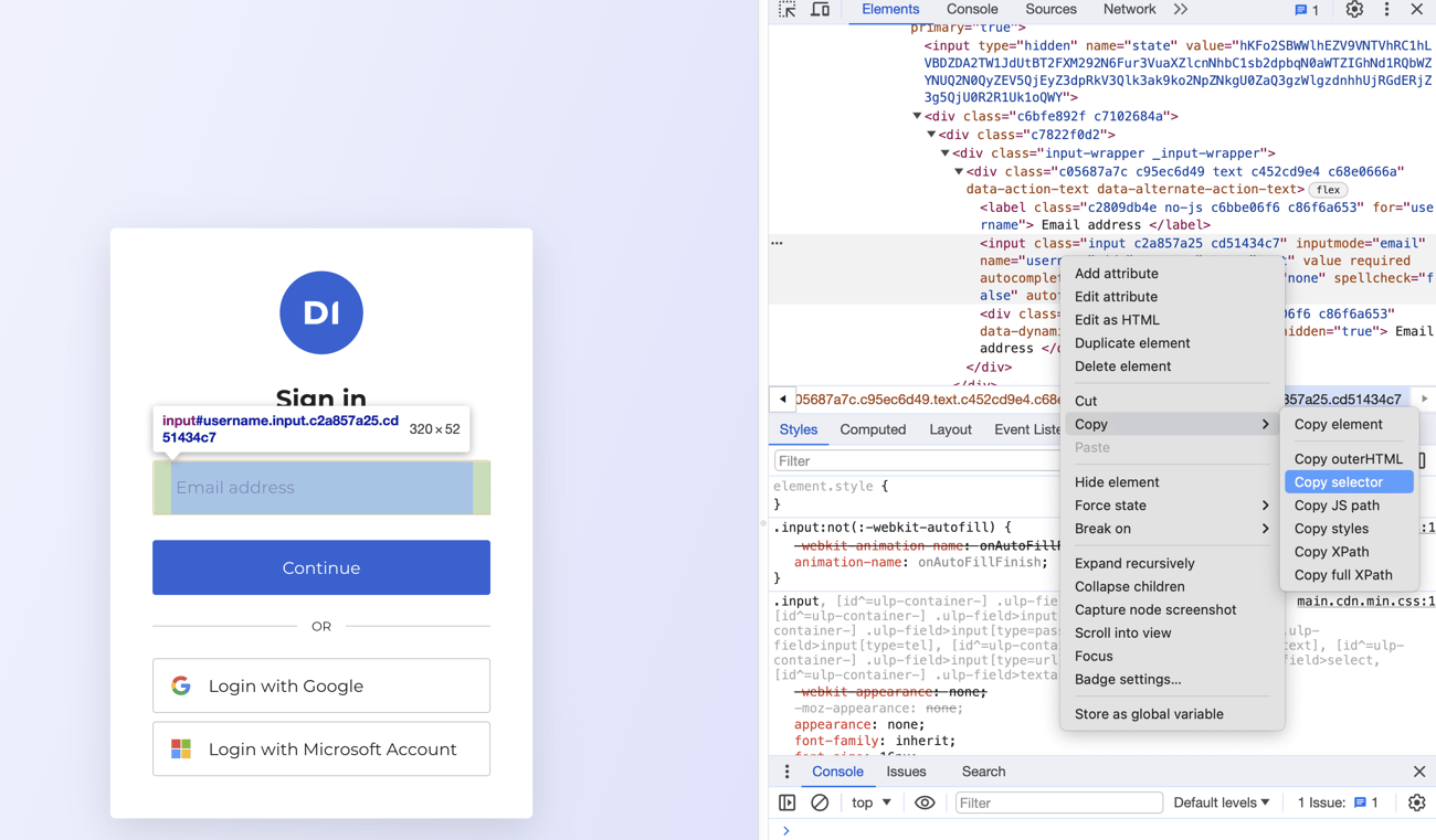 Configuring custom actions - API