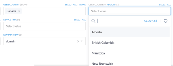 region filter